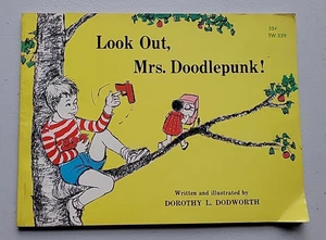 Look Out Mrs. Doodlepunk! 1964 3rd Print Scholastic Dorothy Dworkin PB - Foto 1 di 6