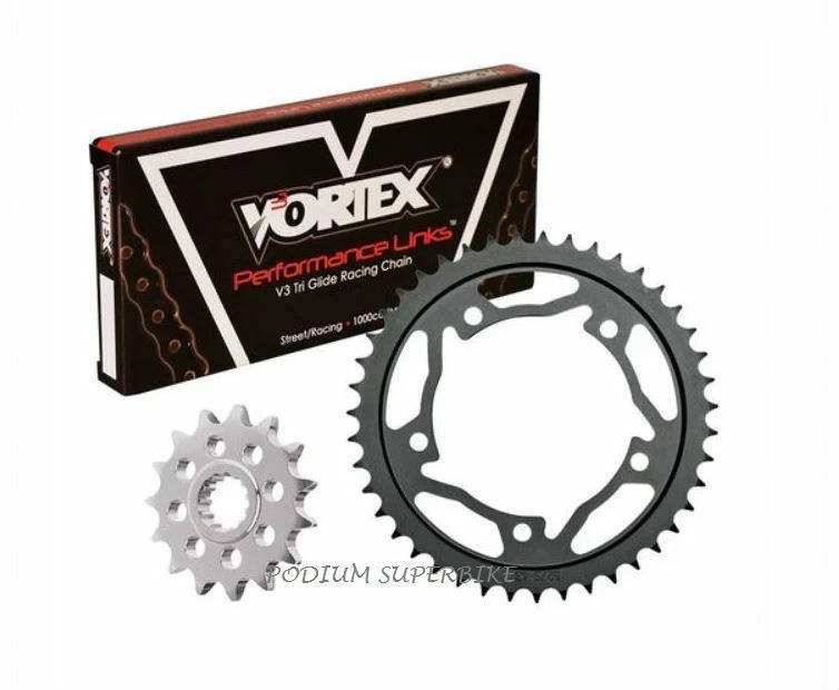 川崎 10-13 NINJA 250 VORTEX 520 链条和钢弹簧套件 14-48 BLK — 第 1/1 张图片