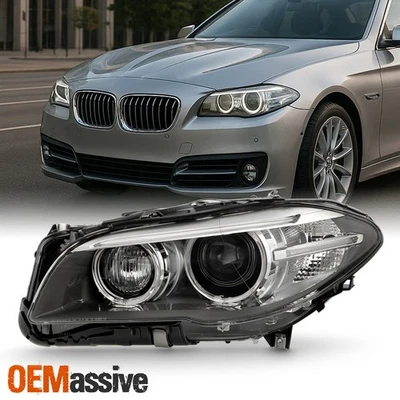 For 2014-2016 BMW 5-Series HID w/ AFS Projector Headlight Headlamp Driver Side - Image 1 of 4
