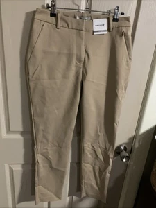 NWT PREVIEW COTTON NYLON ELASTANE TUFFET SLIM FIT ZIP POCKET ANKLE PANTS SIZE 8 - Picture 1 of 21