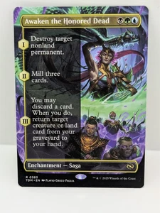 Tarkir: Dragonstorm - Awaken the Honored Dead - Borderless - Tdm 383 - - Picture 1 of 2