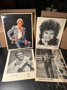 Lot Country Musik Promos signiert Porter Wagoner Allen Karl Jeannie C Riley selten - Bild 1 von 8