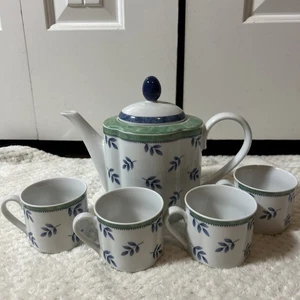 Villeroy & Boch Switch 3 Caffettiera Cordoba con coperchio 7” più 4 tazze - Foto 1 di 7