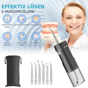Munddusche Testsieger 2025 Wasserdicht Reise Zahndusche Water Flosser Tragbar DE - Bild 1 von 18