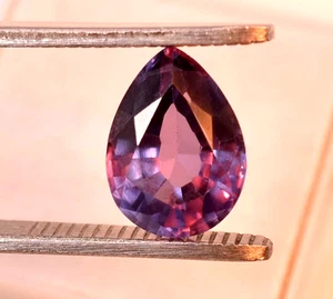 6.60 CT Natural Color Change Alexandrite Pear Shape Loose Gemstone - Picture 1 of 8