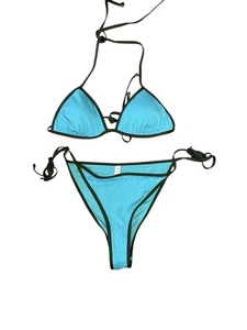 Bikini Victoria’s Secret verde azulado. Parte superior pequeña parte inferior mediana. - Imagen 1 de 9