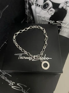 Genuine Thomas Sabo Classic Charm Bracelet RRP £65 Size Large (19.5) - Picture 1 of 9