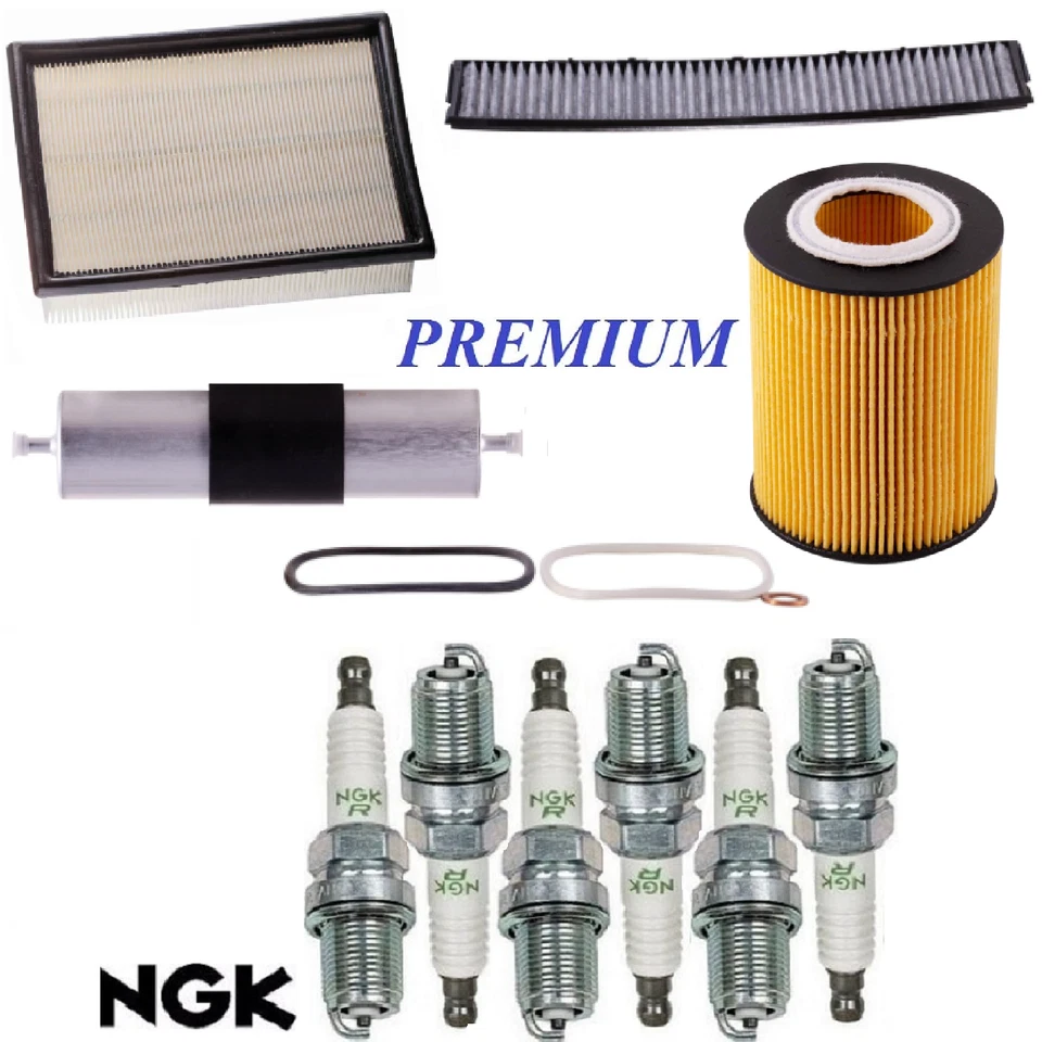 调整套件过滤器火花塞适用于宝马 330Ci L6 3.0L 2001 - 2004 — 第 1/1 张图片