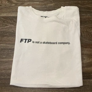 FTP IS NOT A SKATEBOARD COMPANY T-Shirt weiß Größe XL - gebraucht - Bild 1 von 6