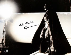Craig Barron "Darth Vader Stand In" Star Wars Signed 11x14 Photograph BECKETT - Picture 1 of 4