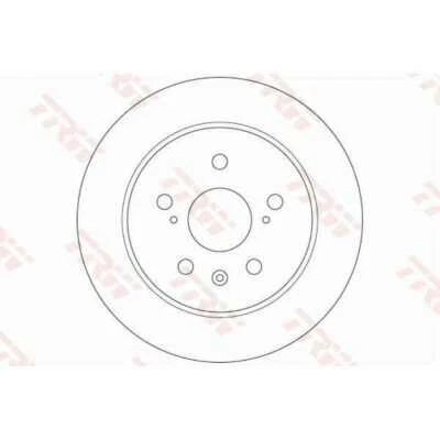 TRW 2X Disque De Frein Arrière 278 Complet Pour Suzuki SX4 GY EY Fiat Sedici FY - Photo 1/2