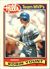 1989 Topps Hills Team MVP's Milwaukee Brewers Baseball Card #33 Robin Yount