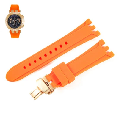 Correa de reloj de goma de silicona con baches para hombre VERSACE V-RACE CHRONO DUAL GMT Foto 1 de 4