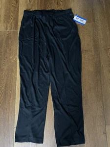 Blair WOMENS Pantalones Negro CINTURA POLIELÁSTICA DE ALGODÓN NUEVOS BOLSILLOS 18P - Imagen 1 de 5