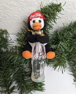 Vintage 1998 Coca Cola Pinguin Chirstmas Ornament - Bild 1 von 5