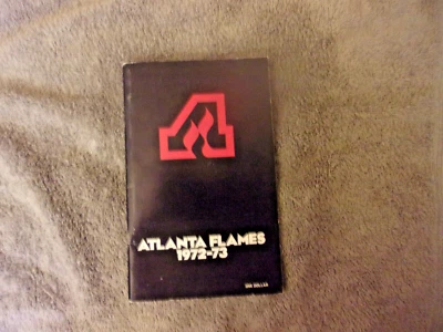 1972-73 ATLANTA FLAMES MEDIA GUIDE Yearbook 1973 BOB LEITER PHIL MYRE Program AD - Image 1 of 4