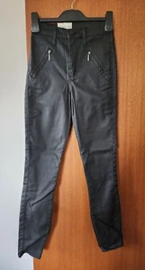 Nobody Denim Ladies P6839 Cult Zip Skinny High Rise Sateen Coated Jeans Size 26 - Picture 1 of 11
