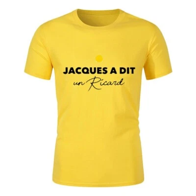 T shirt Ricard apéro manche courte jacques a dit couleur et taille au choix  - Photo 1/4
