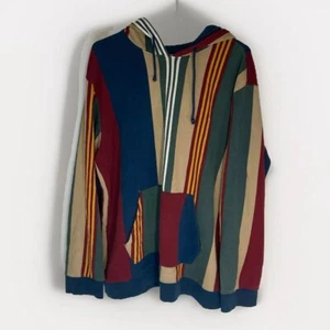 PACSUN Los Angeles Cotton Hoodie SIZE XL Unisex Long Sleeve Pullover Striped Vtg - Picture 1 of 9