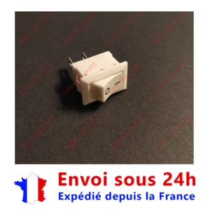 1 Piece 10*15 mm White Toggle Switch 2 Pins 3A 250V On-Off - Picture 1 of 3
