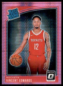 2018-19 Donruss Optic Hyper Pink #165 Vincent Edwards RR