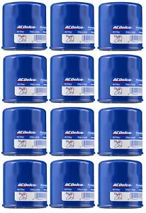 12 Engine Oil Filters ACDELCO PF1233 Replace BUICK GMC OEM # 88969580 - Picture 1 of 4