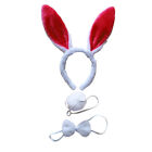3 Pcs Headband Rabbit Sturdy Bunny Bow Tie Cosplay Costume Party