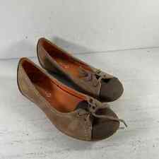 Merrell J48656 Brown Leather Ballet Flat Shoes Womens 6.5