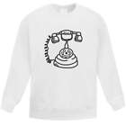 'vintage Telephone' Kid's Sweatshirt / Sweater / Jumper (kw018983)