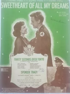 Sweetheart of All My Dreams Art Kay Fitch Vintage Sheet Music 1945 - Picture 1 of 3
