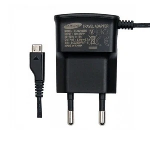 SAMSUNG CARICABATTERIE ORIGINALE ETA0U10EBE NERO PER J2 CORE 2020 A11 - Foto 1 di 1