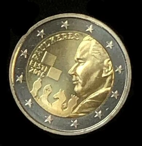 Moneda de 2€ Gran Maestro de Ajedrez Paul Keres - Estonia - sin circular - Imagen 1 de 3