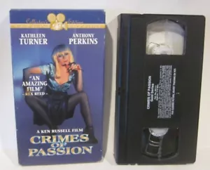 Crimes Of Passion Uncut Collector's Edition Gold Series VHS Kathleen Turner - Picture 1 of 6