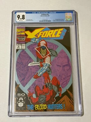 Libro de historietas X-Force # 2 (9/91) CGC Edad de Cobre 9,8 casi nuevo/muy bueno WP 2nd Deadpool Foto 1 de 4