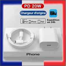 Chargeur Rapide Original Apple Iphone 11 12 13 14 + Cable charge rapide 1M