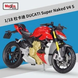 Maisto 1:18 Ducati Super Naked V4S Motorcycle Bike Model New in Box - Picture 1 of 6