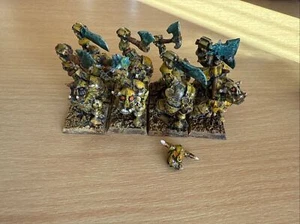 8 x Unità Orco Nero Metal Citadel Warhammer il Vecchio Mondo 6a Edizione - Foto 1 di 7