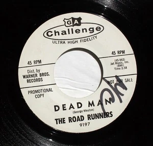 ROADRUNNERS Folk PROMO 45rpm Pretty Girls b/w Dead Man HEAR - Picture 1 of 2