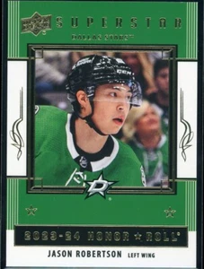 Jason Robertson 2023-24 Upper Deck Series 1 UD SUPERSTAR HONOR ROLL #HR-33 STARS - Picture 1 of 1