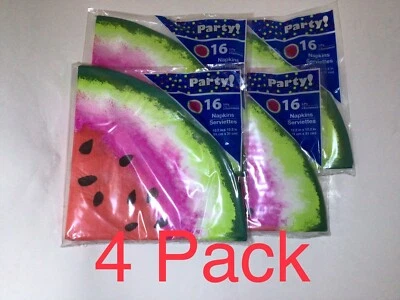 Sandía 64 Servilletas de Papel Almuerzo Fiesta Postre Pastel Baby Shower Uno en un Melón Foto 1 de 4
