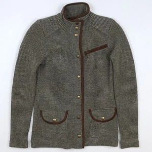 Chaqueta Ralph Lauren Tweed XS Reino Unido 10-12 Country Field Hacking Lana de Cordero De Colección - Imagen 1 de 22
