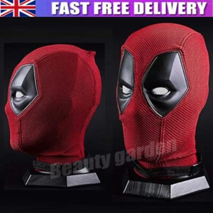 Halloween Carnival Cosplay Deadpool Costume Mask Superhero Cosplay Knitted UK - Picture 1 of 15