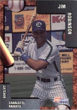 1992 Charlotte Knights Fleer/ProCards #2774 Jim Robinson