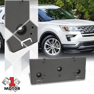 Front Bumper License Plate Mounting Bracket Tag Holder for 18-19 Ford Explorer - Imagen 1 de 6
