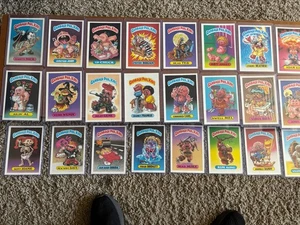 1986 GARBAGE PAIL KIDS GIANT CARDS COMPLETE SET  SERIES 1  ADAM BOMB/NASTY NICK - Picture 1 of 7