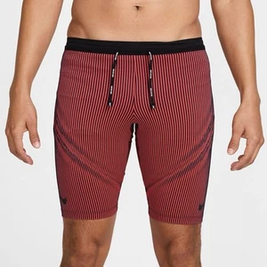 Nike Aeroswift Half Tight Running Shorts - Men's Medium $90.00 FN3369 015 Red - Picture 1 of 6