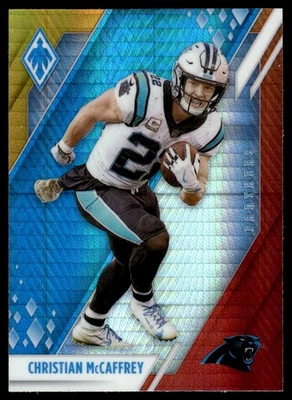 2021 Panini Phoenix Golor Burst Christian McCaffrey Carolina Panthers #18 - Image 1 of 2