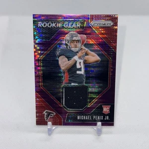 2024 Panini Prizm Michael Penix Jr. Rookie Gear #RG-MPJ Purple Pulsar Prizm RC - Bild 1 von 2