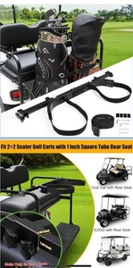 Soporte para bolsa de carro de golf sin perforación para carro de golf 2+2 para EZGO Yamaha - Imagen 1 de 7