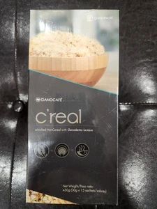 GANOCAFE C'EREAL CEREALI CALDI ARRICCHITI PESO NETTO 450 GR 15 BUSTINE 05/2026 SIGILLATO - Foto 1 di 5